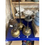 Three vintage tilley type lanterns