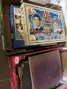 Two boxes of assorted royal commemoratives