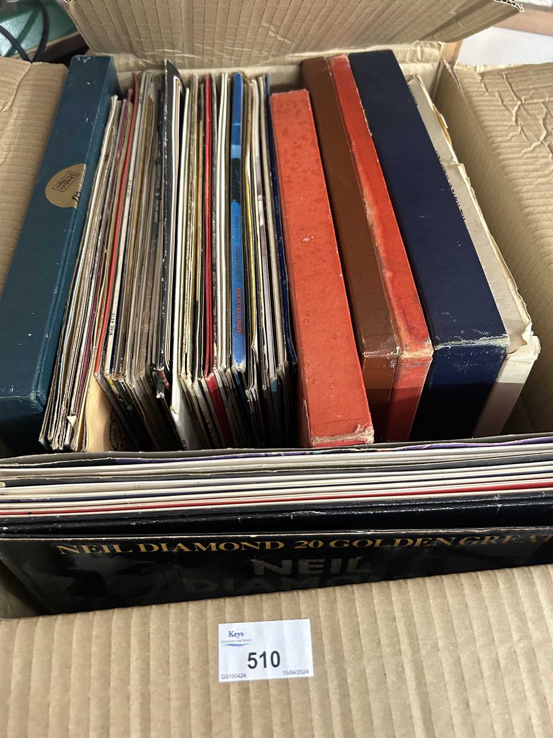 Box of various assorted LP's