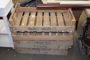 Quantity of apple crates