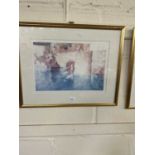 Reproduction William Russell Flint framed and glazed