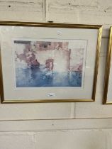 Reproduction William Russell Flint framed and glazed