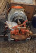 A Virax 1605 heavy gauge pipe threader with tools, equipment etc