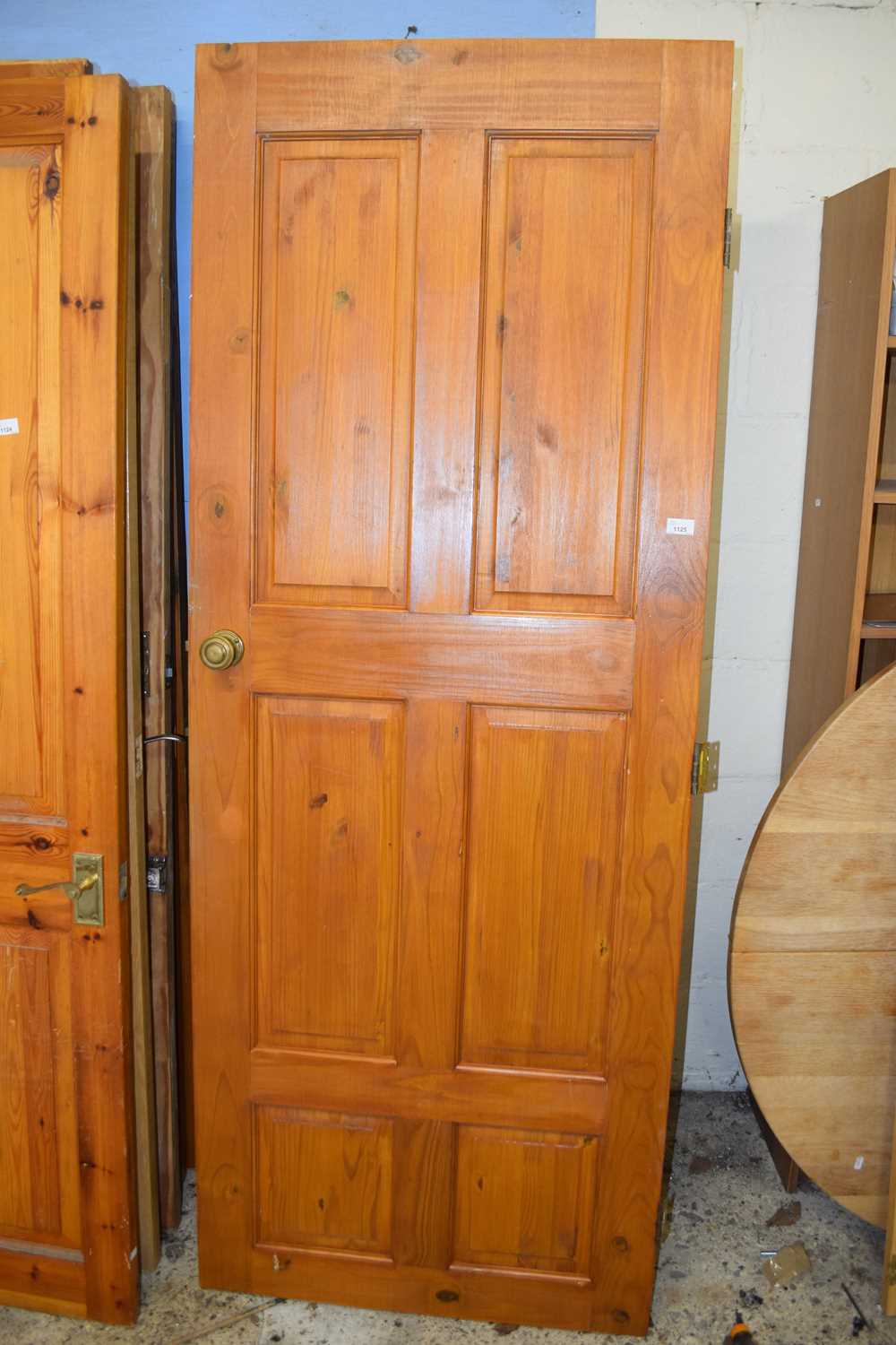 Five internal pine doors