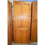 Five internal pine doors