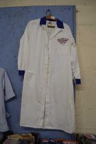 A Cleveland Petrol forecourt service coat