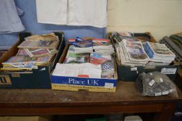 Three boxes of various car enthusiast collectors magazines