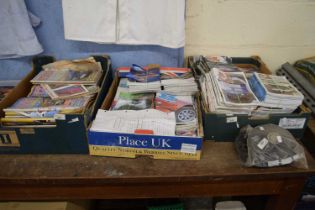 Three boxes of various car enthusiast collectors magazines