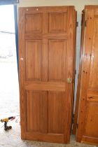 Five internal pine doors