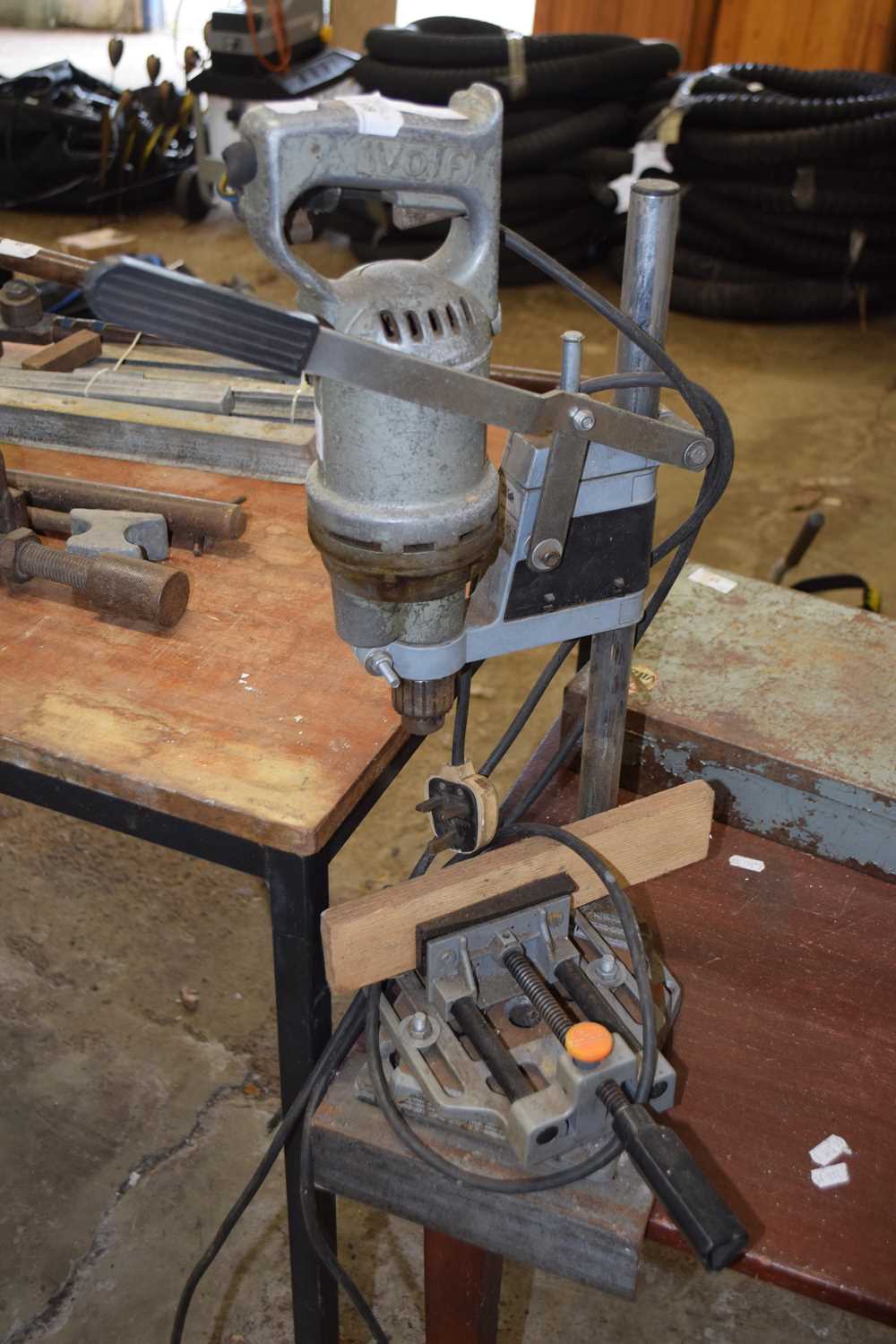 A Wolf bench drill