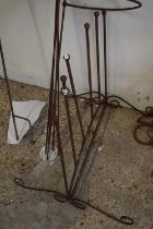 A wellie boot stand
