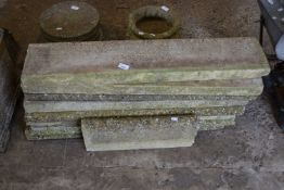 Quantity of concrete edging slabs