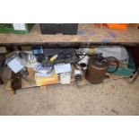Two pallets of mixed tools, plumbing equiipment etc
