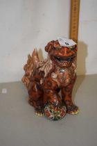 Chinese pottery foo dog