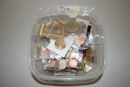 Box of various assorted coinage etc