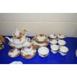 Quantity of Royal Albert Old Country Rose tea wares