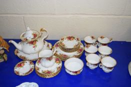 Quantity of Royal Albert Old Country Rose tea wares