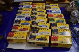 Collection of boxed Vanguard vehicles
