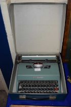 An Olivetti portable typewriter