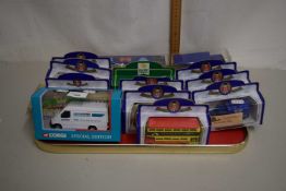 Collection of boxed toy commercial vehicles