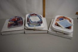 Quantity of boxed Elvis Presley juke box collectors plates