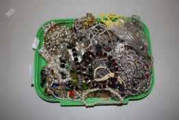 Box of costume jewellery