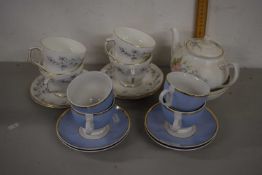 Mixed Lot: Tea wares to include Doulton and Duchess