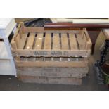 Quantity of apple crates