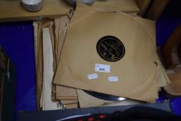 A quantity of 78rpm records