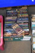 One box of paperback books, Dragon Lance and others