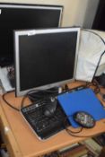 Flat screen monitor, keyboard, mouse etc