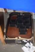 Quantity of tea trays and storage boxes