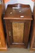 A late Victorian bedside cabinet