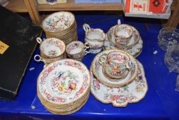 A quantity of Chinese tree pattern table wares