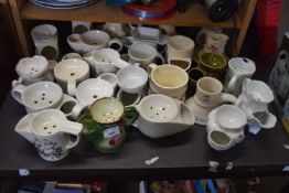 Collection of various shaving mugs