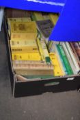 One box of Wisden cricket books