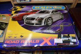 Scalextric Road Rivals X1 series, boxed set (not checked for completeness)