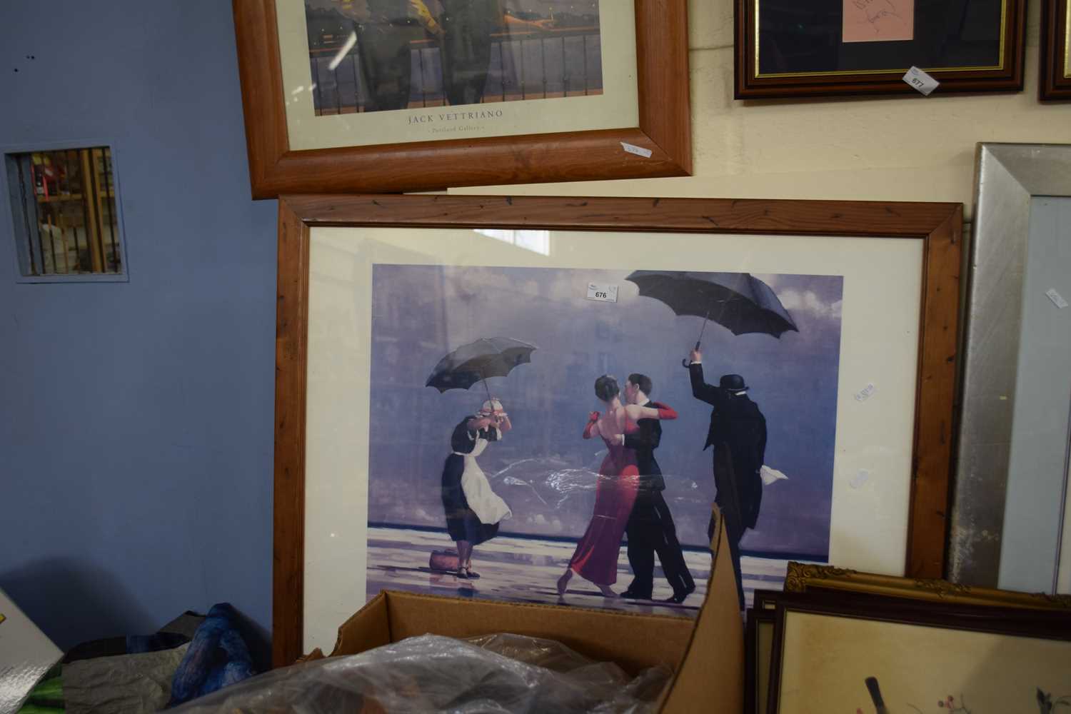 A group of three framed Jack Vettriano prints