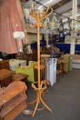 A bentwood coat stand