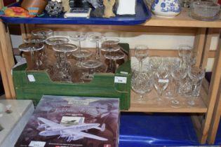 Large Mixed Lot: Clear drinking glasses