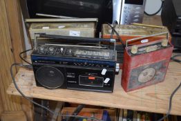 Group of three vintage Roberts radios plus a further small Phillips radio tuner (4)