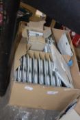 Box of GE3900 55W light bulbs and others