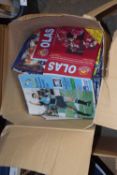 One box of modern football programs