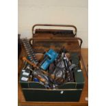Three mixed toolboxes including contents