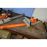 A Stihl HS45 hedgecutter, recently serviced