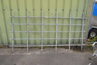 A large heavy duty metal gate