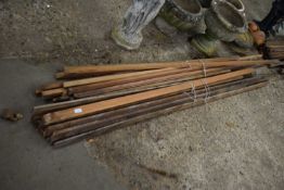 Two bundles of used timber