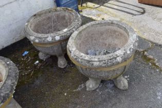 Pair of garden planters (a/f)