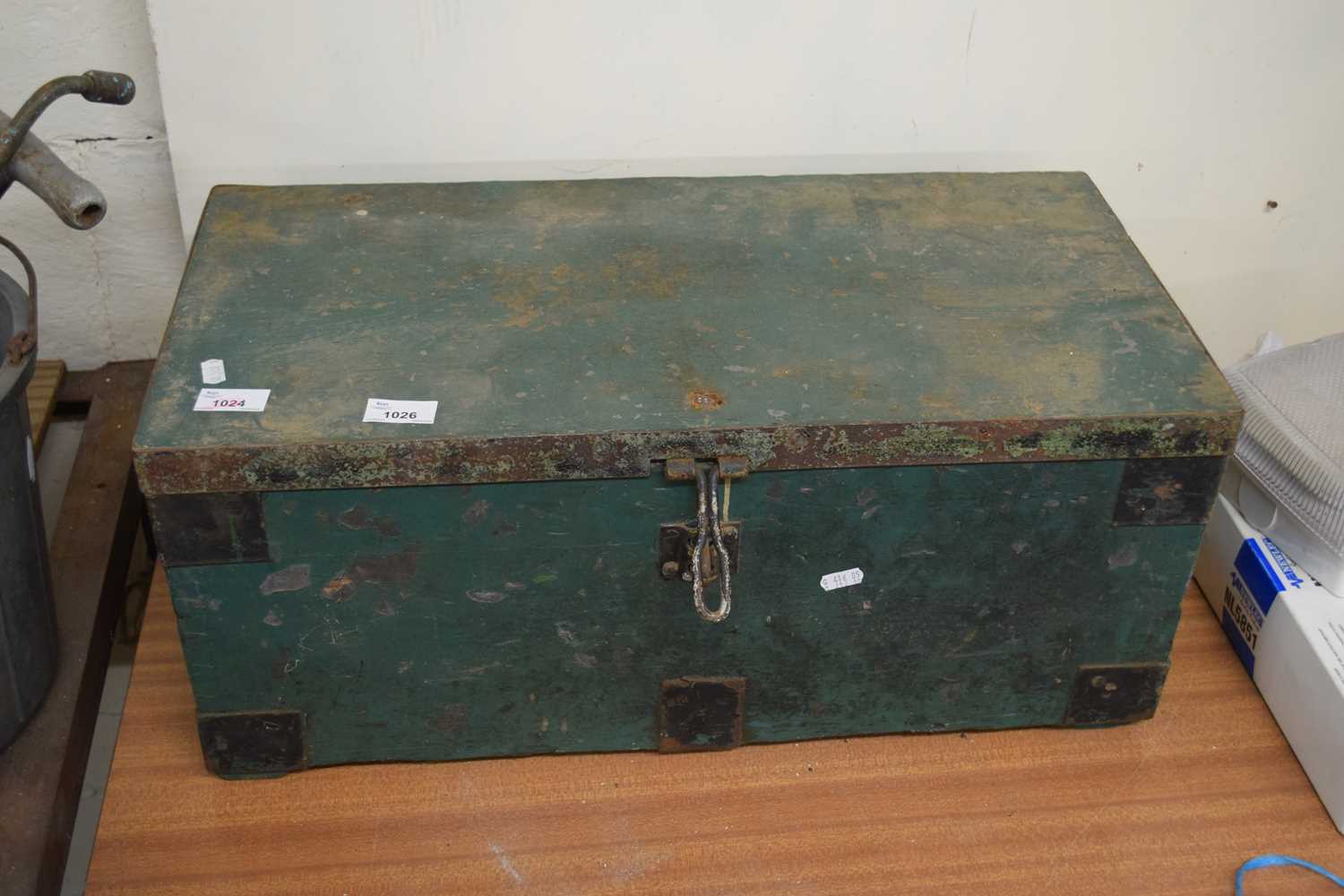 Vintage wooden tool box