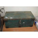 Vintage wooden tool box